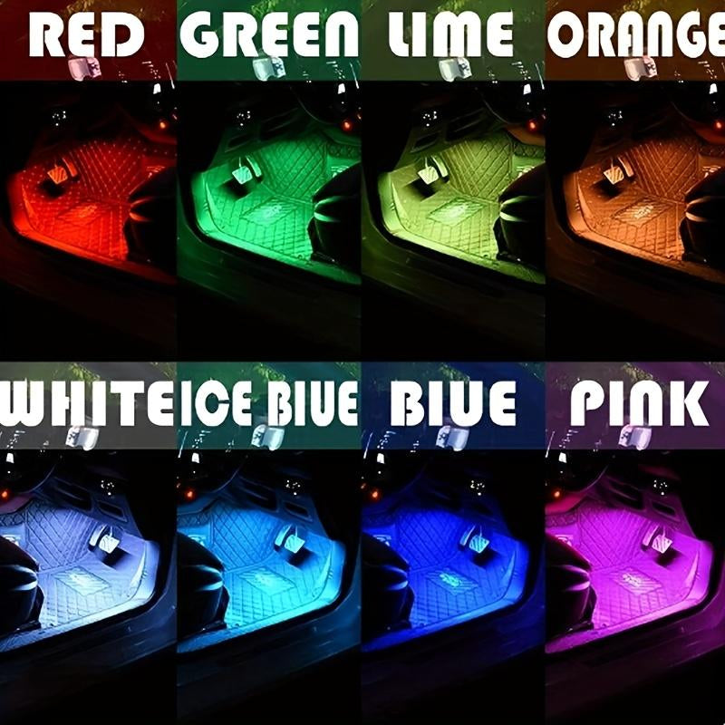 250-LED RGB Underglow Kit: 16M Colors, 9 FX Modes, IP67 Waterproof, App/Remote Control for Cars/Trucks/Suvs/Motorcycles