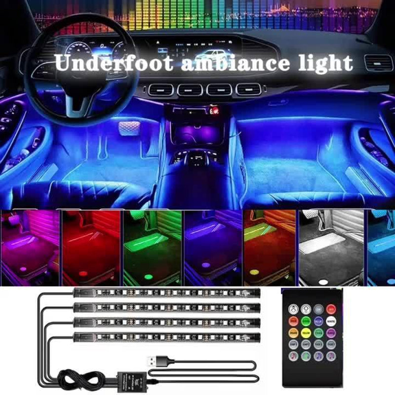 250-LED RGB Underglow Kit: 16M Colors, 9 FX Modes, IP67 Waterproof, App/Remote Control for Cars/Trucks/Suvs/Motorcycles